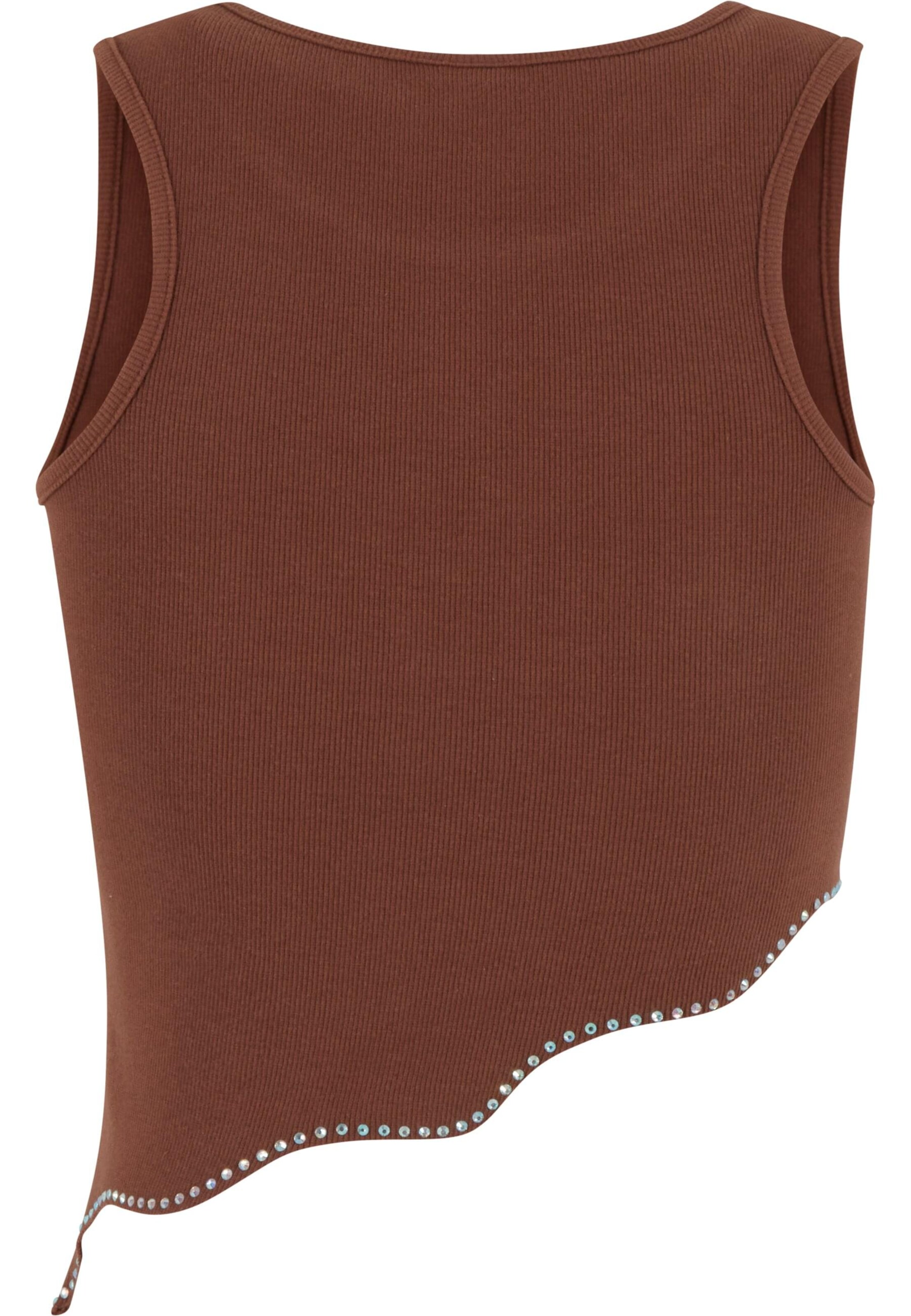 Top 'Shay' di Von Dutch Originals in marrone