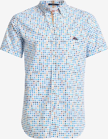 The Surfcar Button Up Shirt in White: front