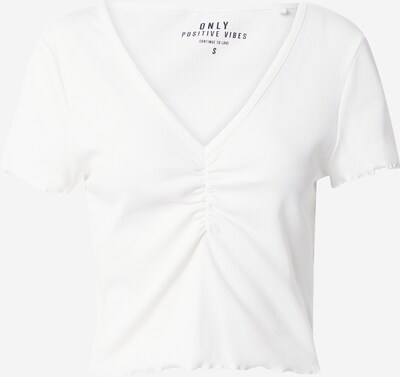 ONLY T-shirt 'BETTY' en blanc, Vue avec produit