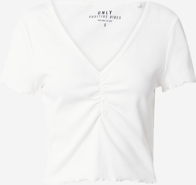 ONLY T-shirt 'BETTY' en blanc, Vue avec produit