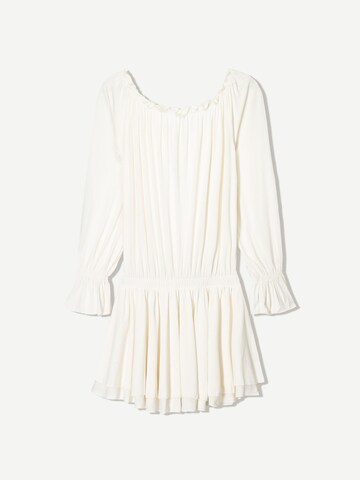 Bershka Knit dress in Beige