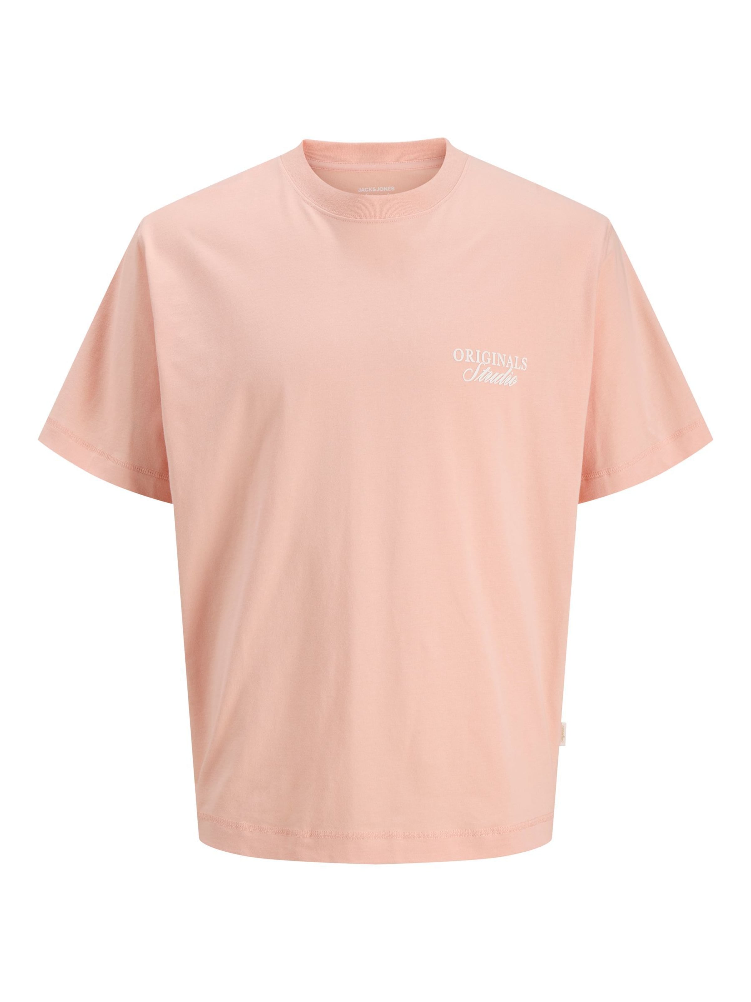 JACK & JONES T-Shirt 'JORNorrebro' in Pink: Vorderseite