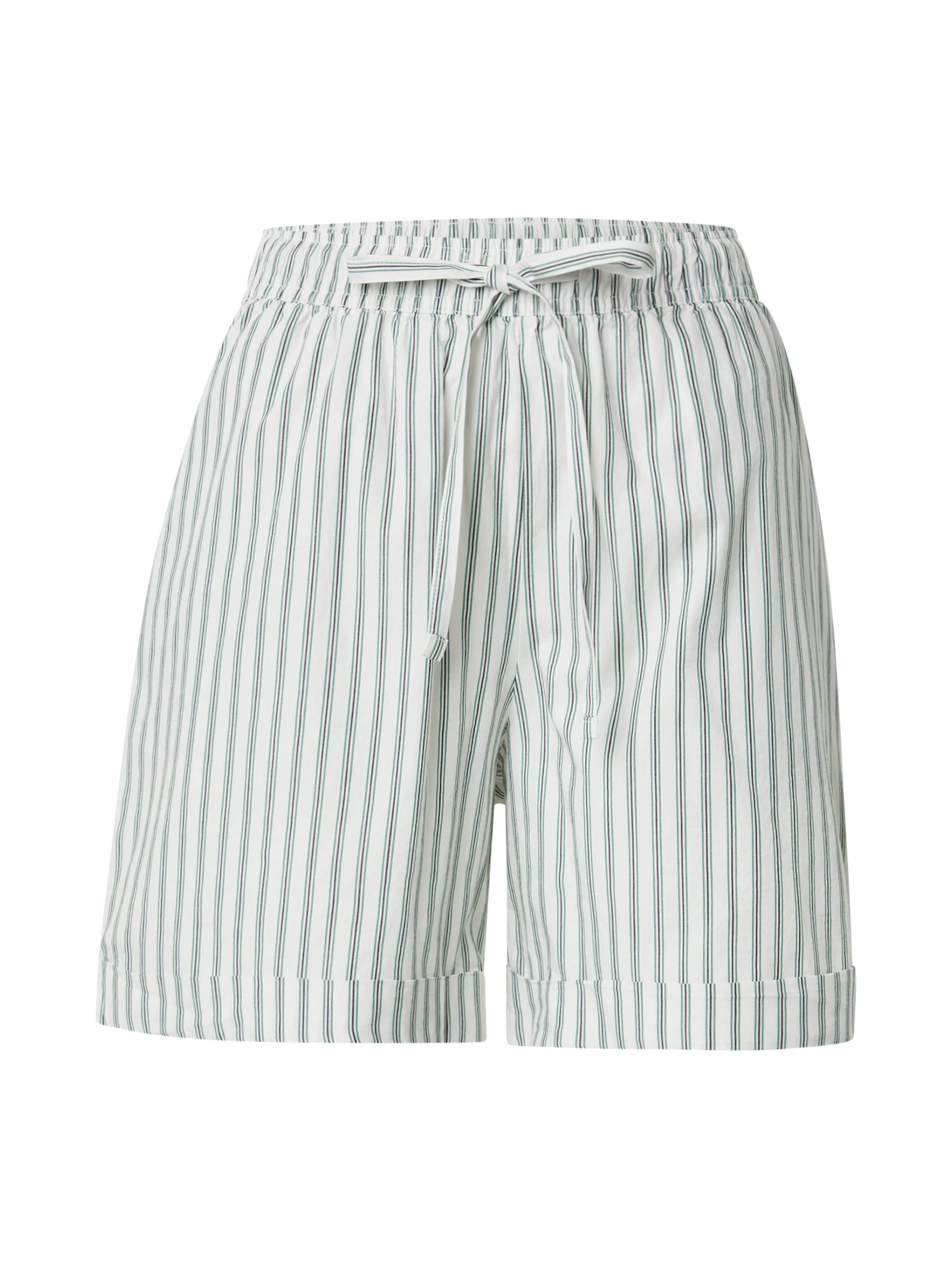 PIECES - Calças 'PCTaelyn' em branco: frente