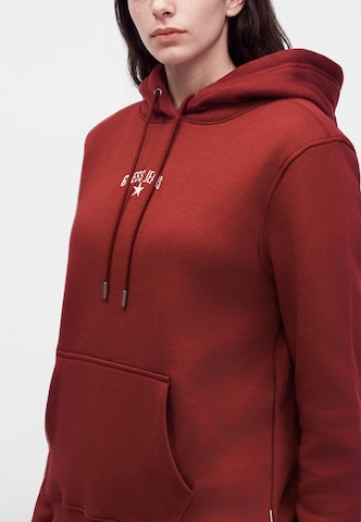 GUESS JEANS Sweatshirt i rød: side