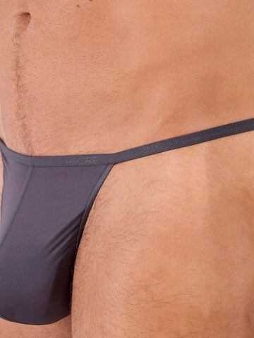 Slip ' Plumes ' HOM en gris