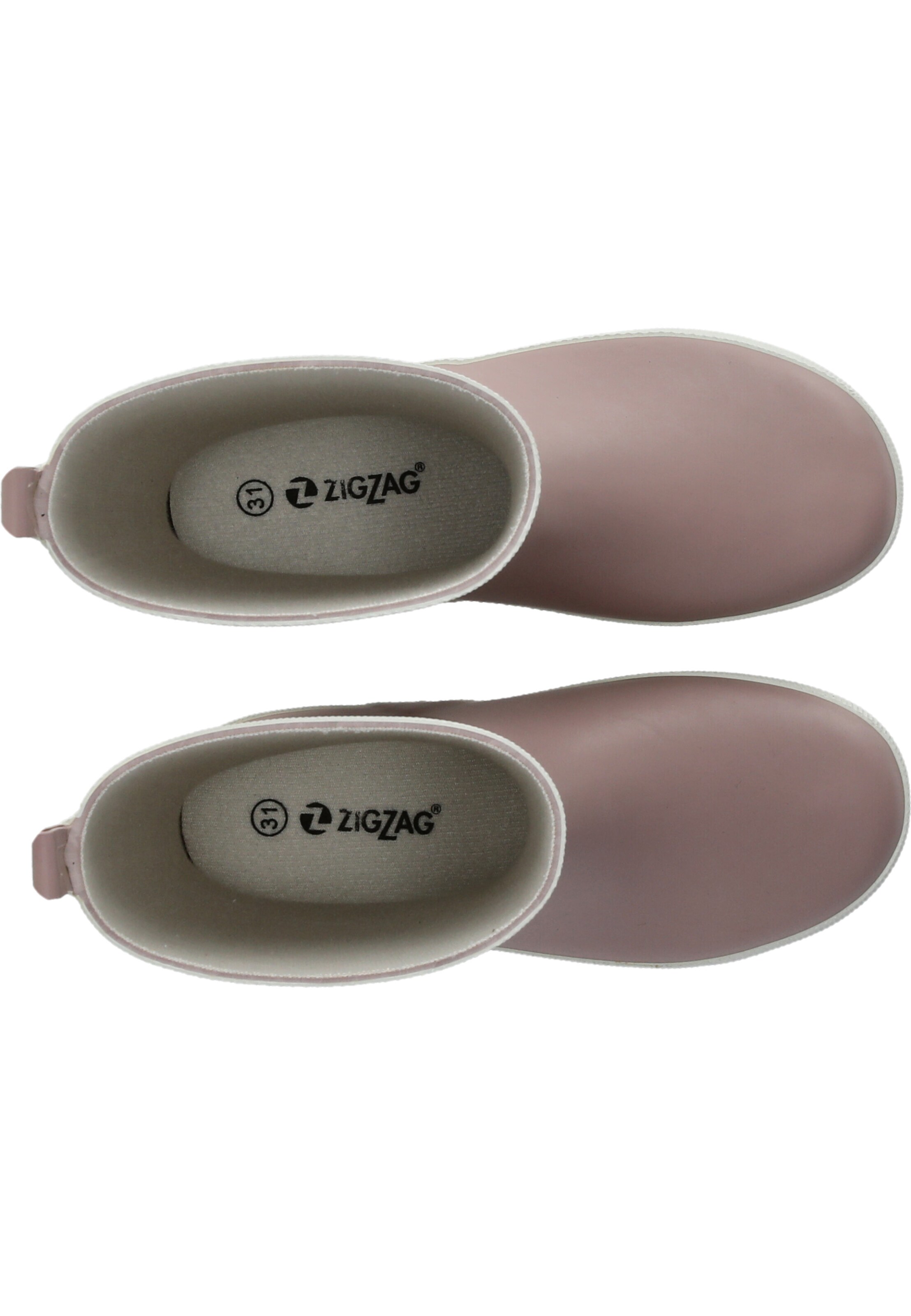 ZigZag Rubber Boots in Pink