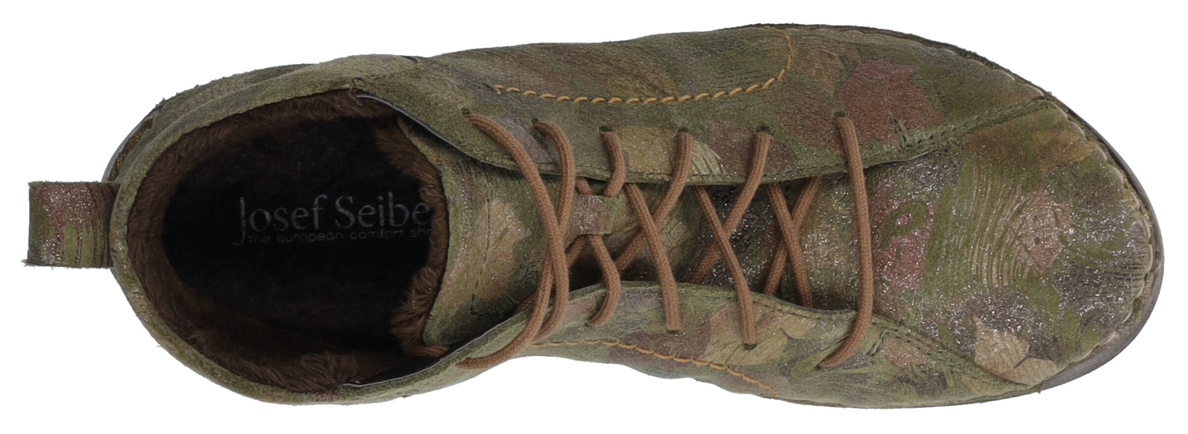 JOSEF SEIBEL Schnürstiefelette 'Fergey 97' in Grün