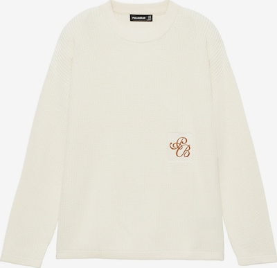 Pull&Bear Neulepaita koossa XS värissä villanvalkoinen, Tuotenäkymä