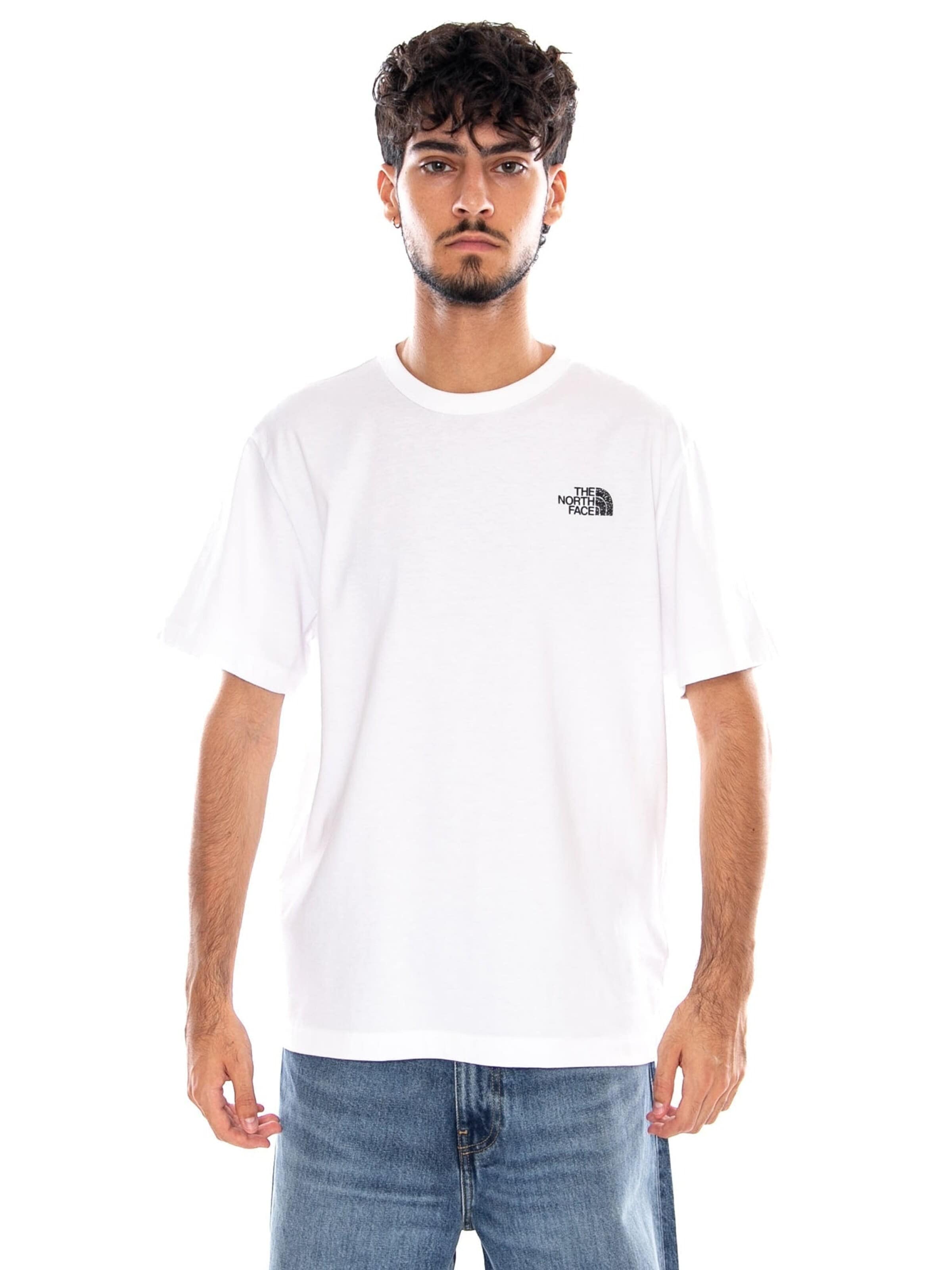 THE NORTH FACE Shirt 'U NSE SLOPES RLX SS TEE TNF WHITE' in Wit