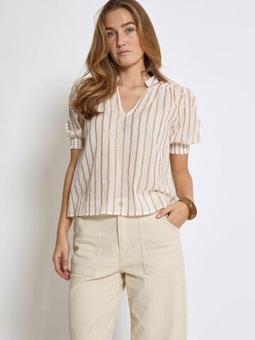 Camicia da donna 'Aleka' di minus in bianco: frontale