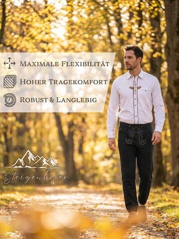 Steigenhöfer Regular Traditional Pants 'Marius' in Black