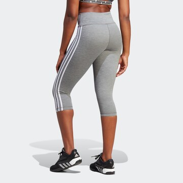 ADIDAS PERFORMANCE Skinny Workout Pants 'Essentials' in Grey