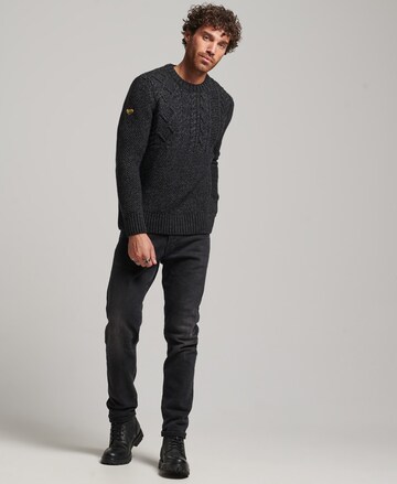 Superdry Pullover in Schwarz