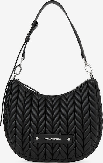 Karl Lagerfeld Olkalaukku 'Weave' värissä musta, Tuotenäkymä