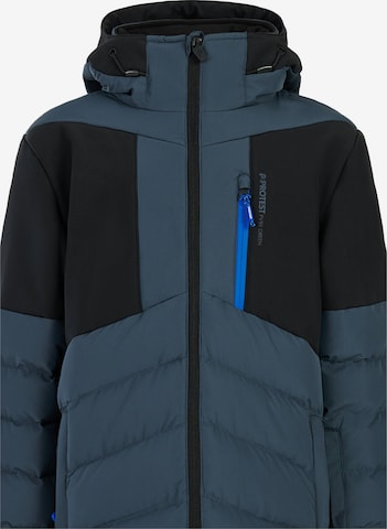 PROTEST Athletic Jacket 'PRTBrucer JR' in Blue: front