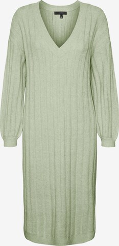 Vero Moda Curve - Vestido de punto 'DOFFY' en verde: frente