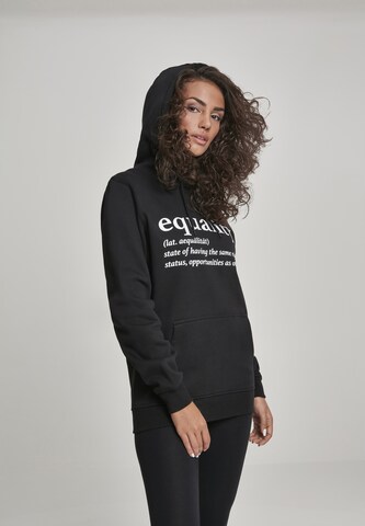 Merchcode Sweatshirt 'Equality Definition' in Schwarz