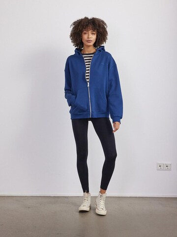 BEARTH Zip-Up Hoodie 'Bio-Baumwolle' in Blue