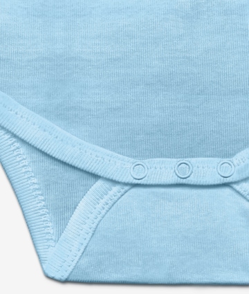 LOGOSHIRT Romper/Bodysuit 'Smiley Face' in Blue