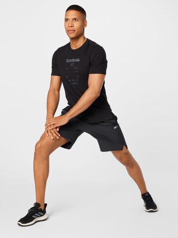 Reebok - Camiseta funcional en negro