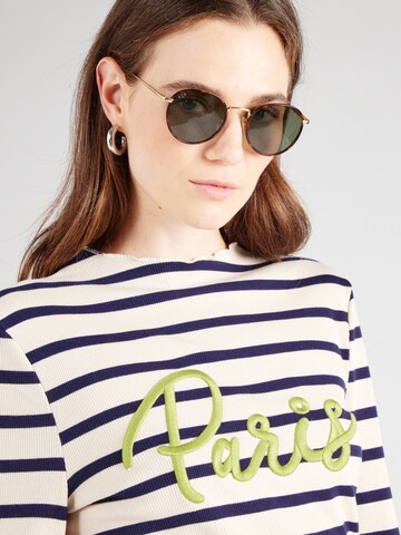 T-shirt 'BEAU' Key Largo en bleu