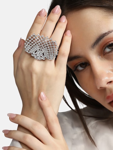 Inele 'Charu' de la SOHI pe argintiu