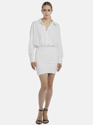 Robe-chemise Nicowa en blanc