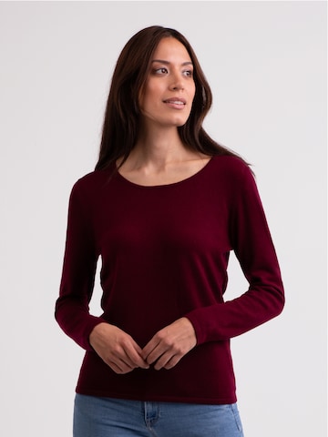CASH-MERE.CH Pullover i rød: forside