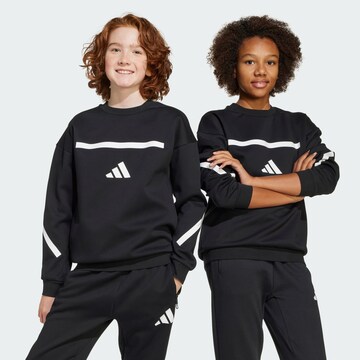 ADIDAS SPORTSWEAR Sports sweatshirt 'Z.N.E.' in Black: front