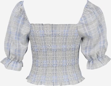 Pieces Petite - Blusa 'TALLULAH' em azul