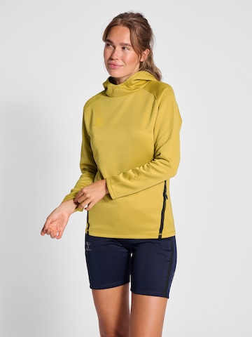 Hummel Athletic Sweatshirt in Yellow: front