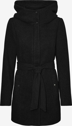 VERO MODA Between-Seasons Coat in Black: front