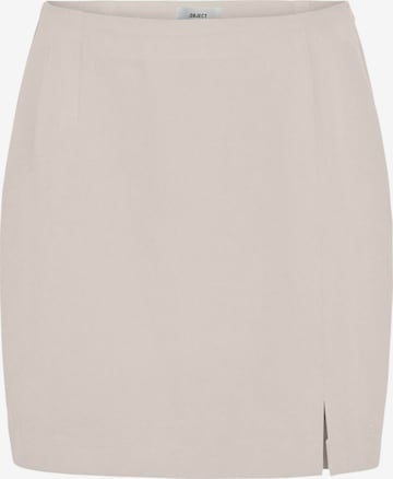 Jupe 'OBJLisa' OBJECT en beige : devant