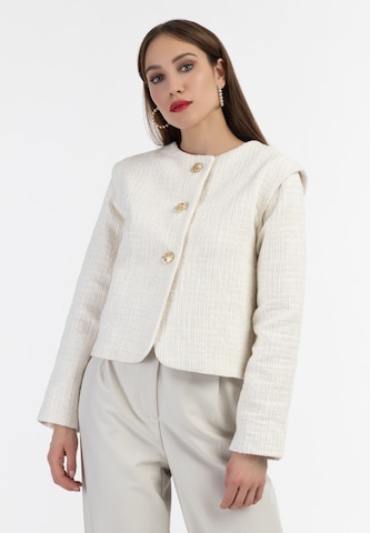 Blazer faina en blanc : devant