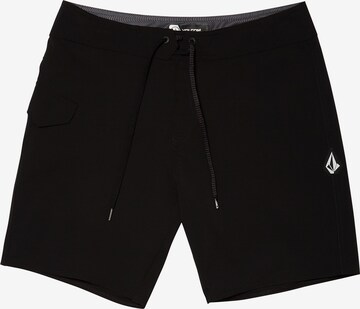 Volcom Swimming Trunks 'LIDO SOLID MOD 18 ' in Black: front