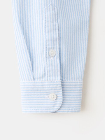 MANGO KIDS Regular fit Srajca 'ROXFORDR' | modra barva