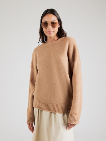 Pullover 'Sarcis' di HUGO in beige: frontale