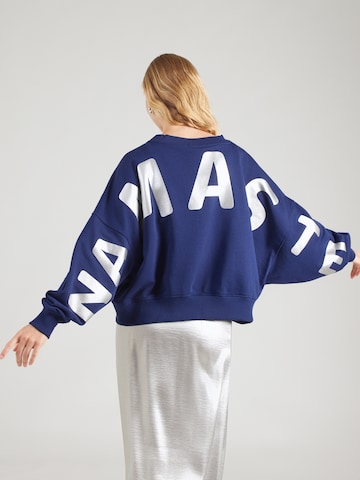 miss goodlife - Sudadera 'Namasté' en azul