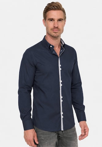 Chemise Rusty Neal en bleu : devant