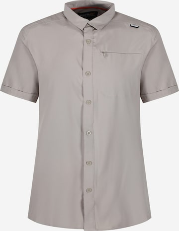 REGATTA Regular fit Athletic Button Up Shirt 'Kioga' in Grey: front