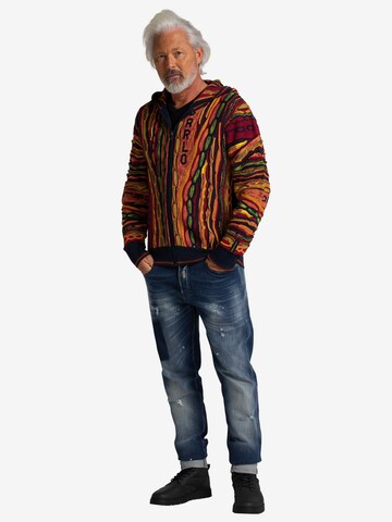 Carlo Colucci Knit Cardigan 'Conzatti' in Mixed colors