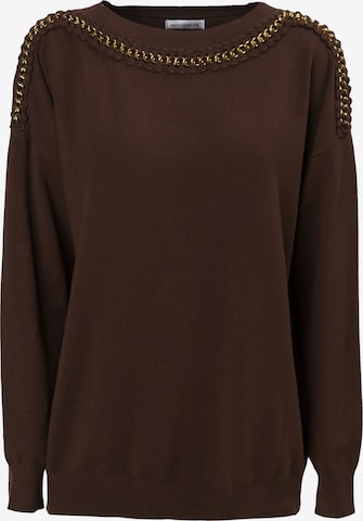 Influencer Свитер в Коричневый: спереди