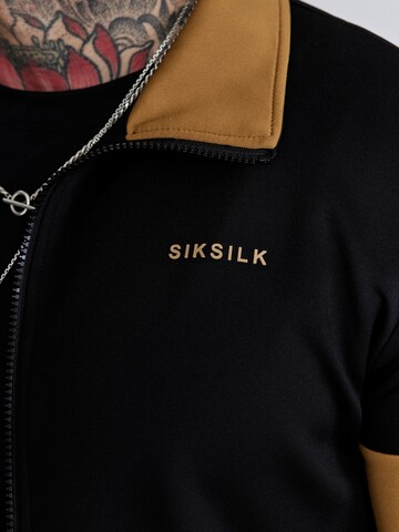 SikSilk Sweat jacket in Black