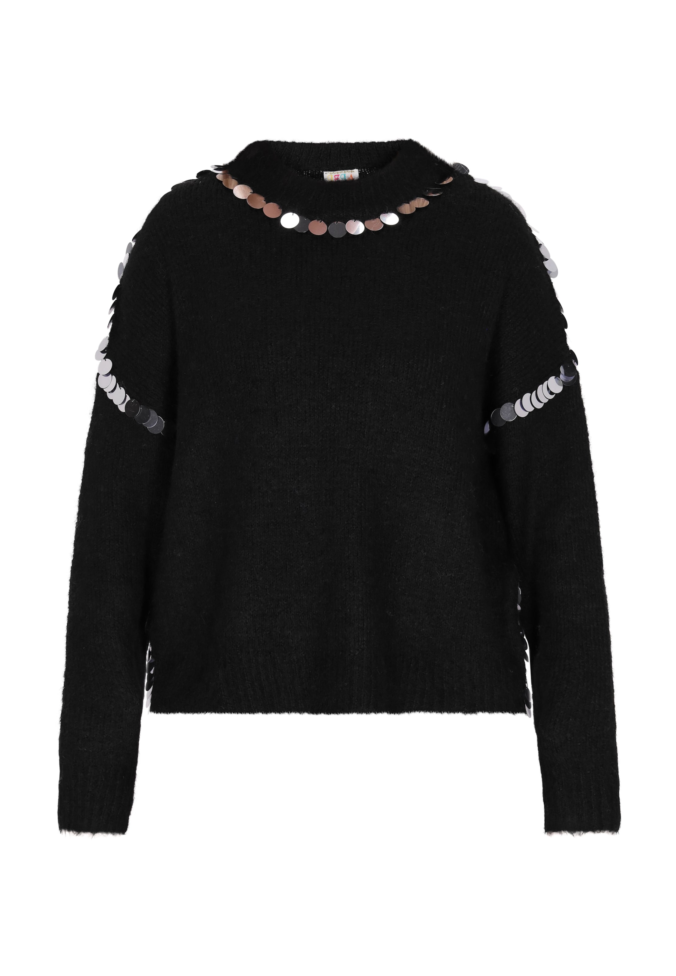 IZIA Sweater in Black: front