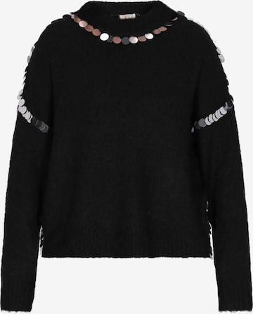 IZIAPulover - crna boja: prednji dio