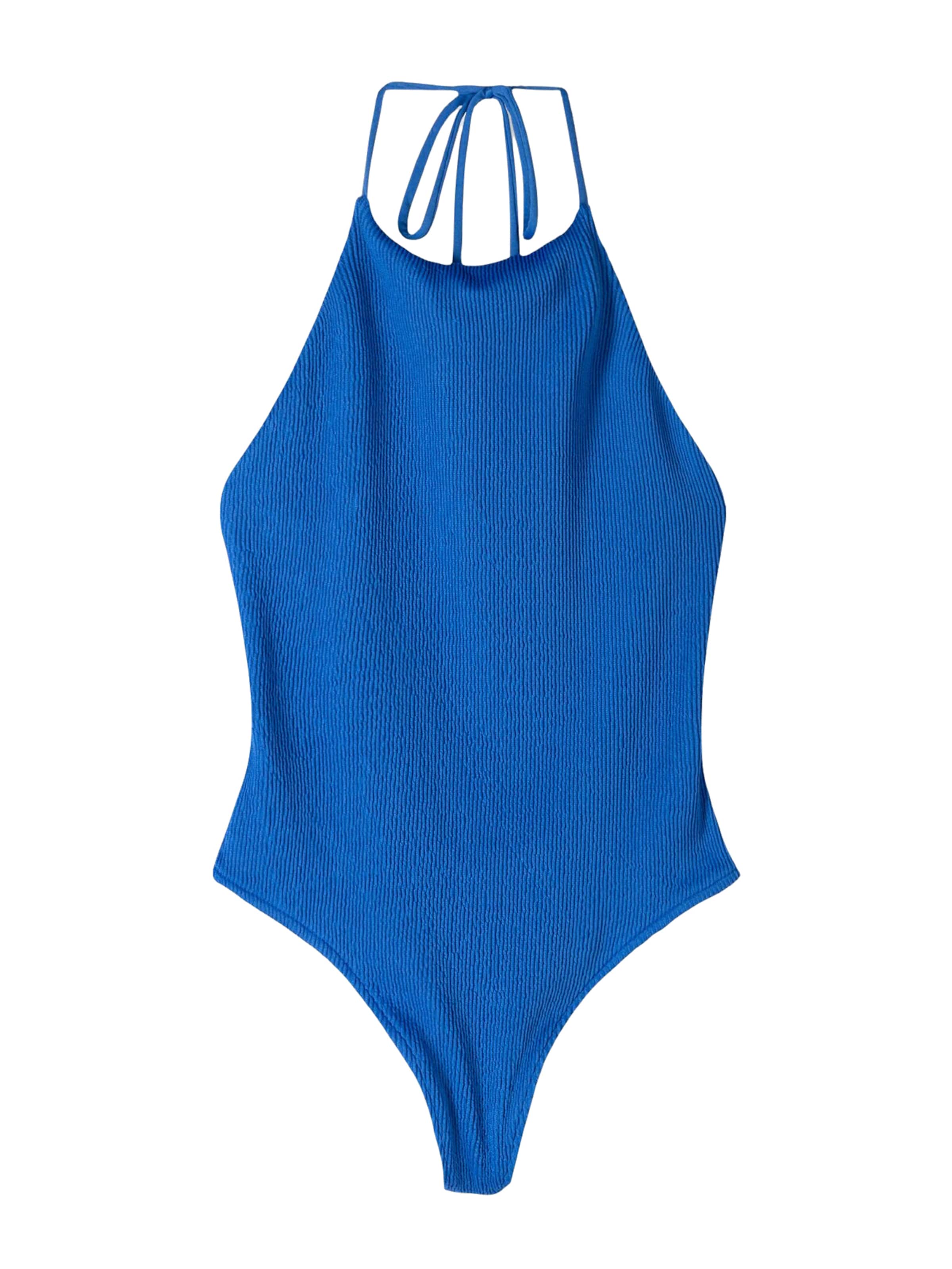 Bershka Shirt bodysuit in Blue: front