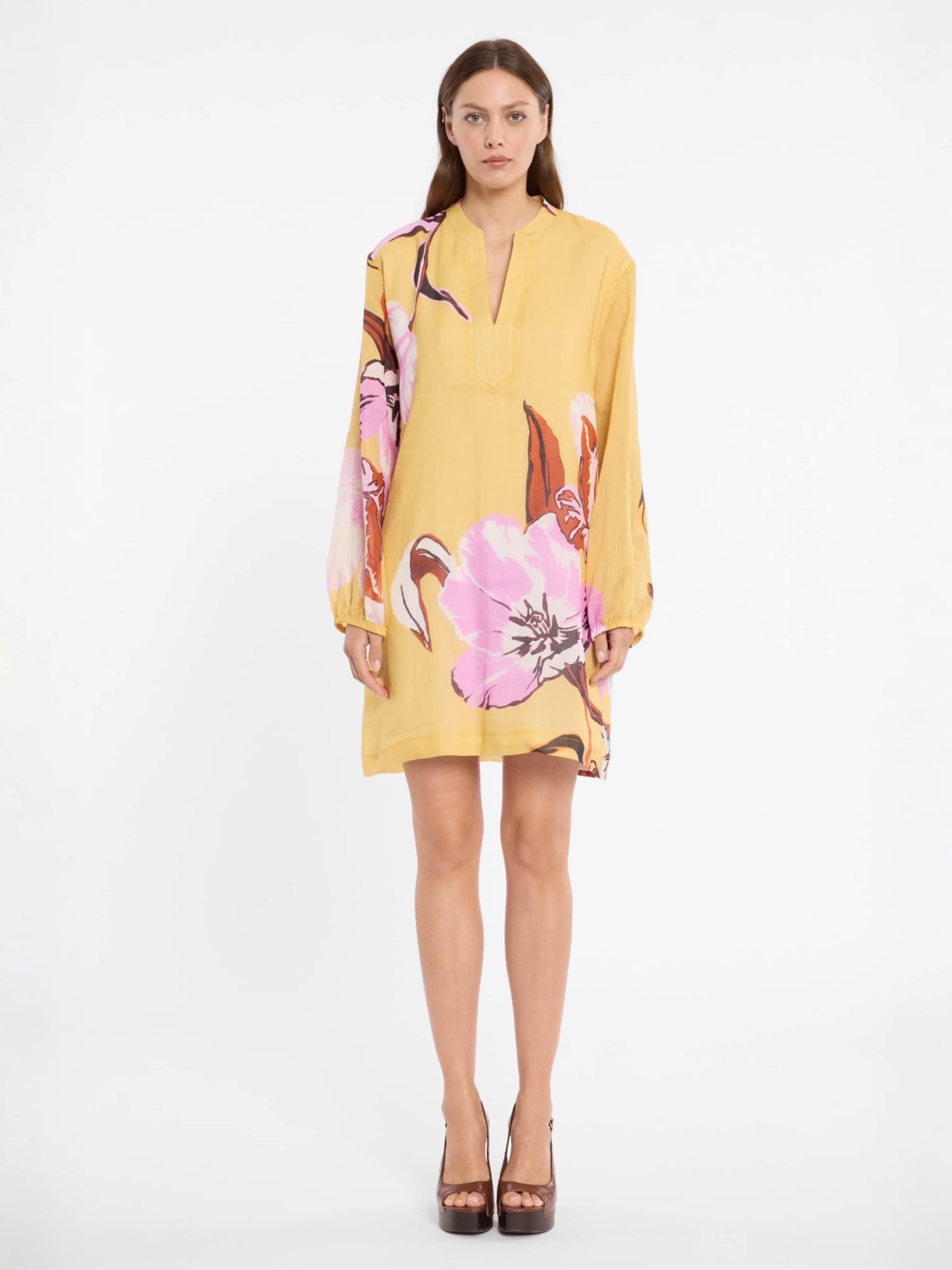 Robe Ana Alcazar en mélange de couleurs