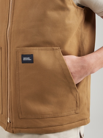 Gilet 'Hallet' Vintage Industries en marron