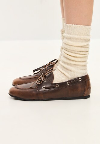 CESARE GASPARI Moccasin in Brown
