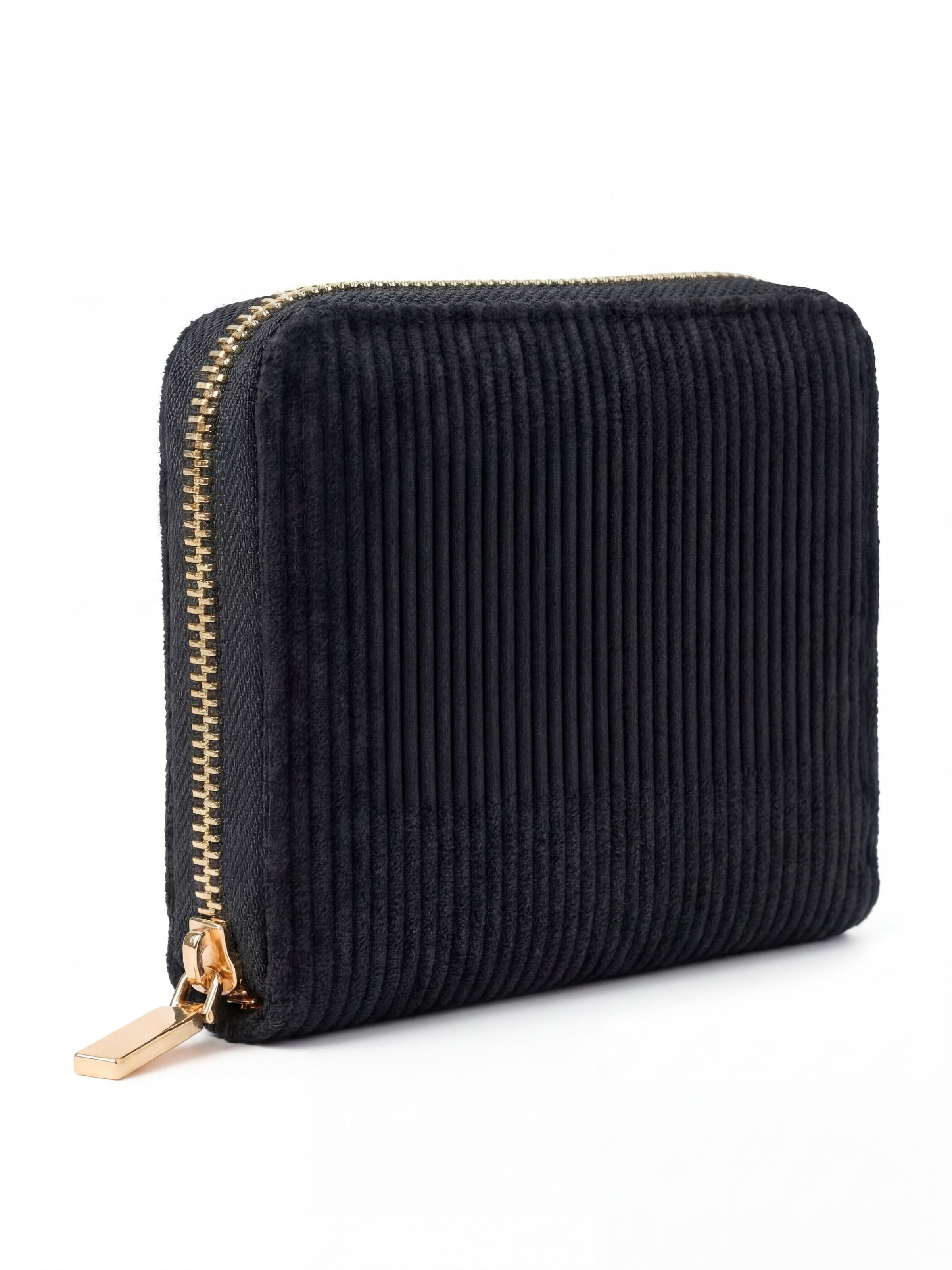 MILLYMILK® Wallet 'FONDO SMALL' in Black: front